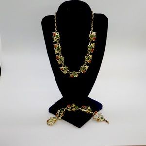 Beautiful Vintage Rhinestone Jewelry Set